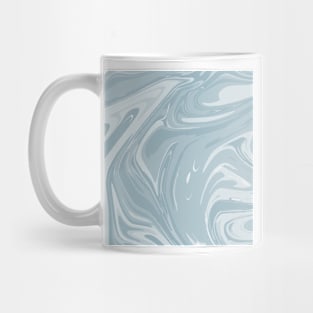 Pale blue marble  pattern Mug